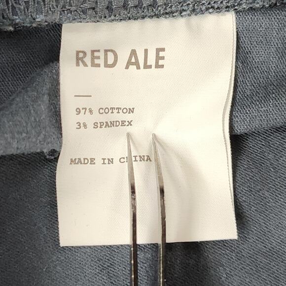 Red Ale By Alesbury Pants Mens 32/34 Navy Blue Slim Straight Bedford Corduroy - Picture 6 of 12